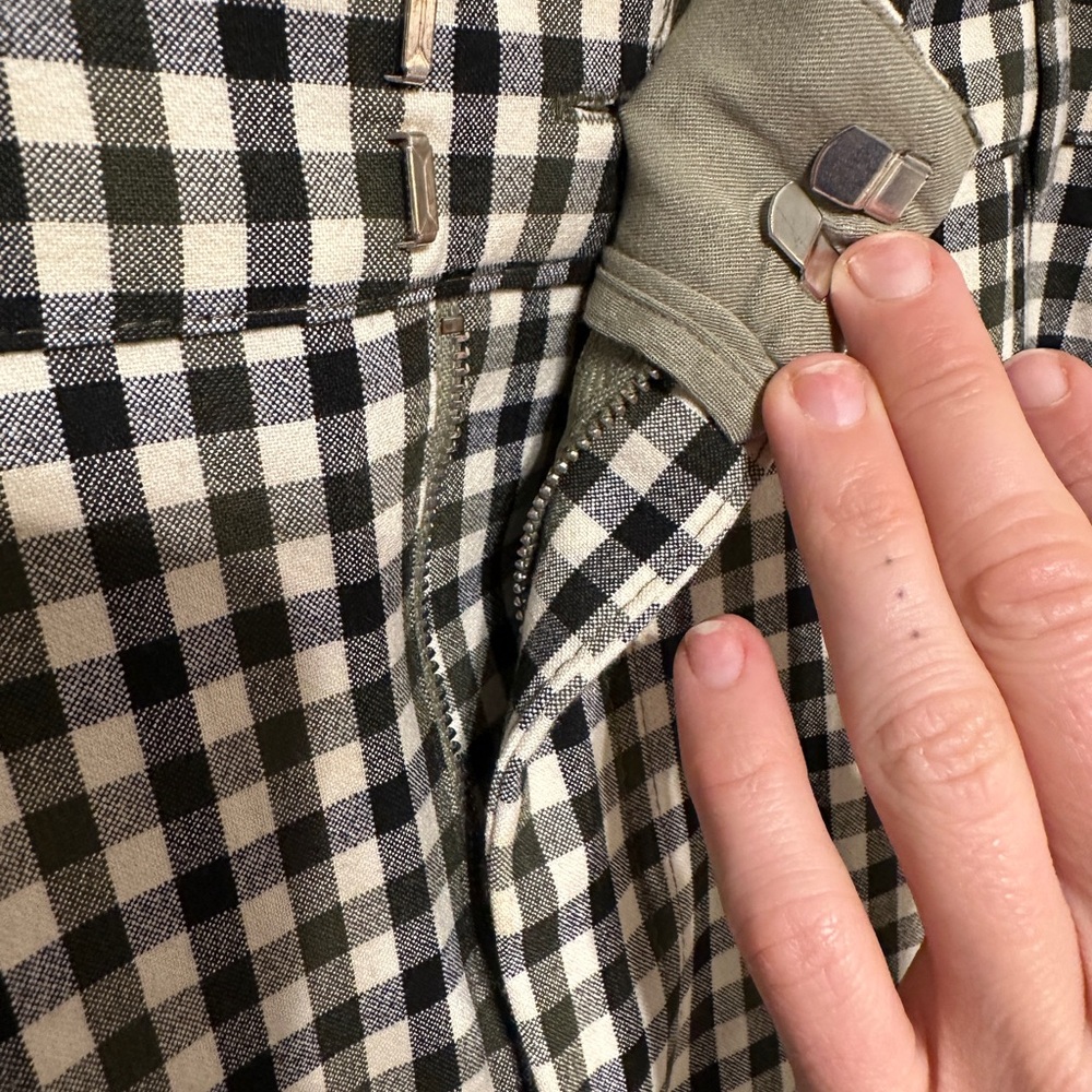 Free People Plaid Jules Pants - Picture 5 of 6